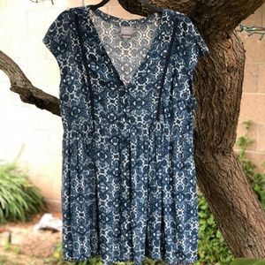Anthropologie Smock Tunic Dress Top
